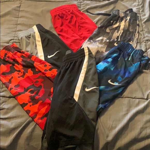 Lot of 6 Youth L Nike Shorts